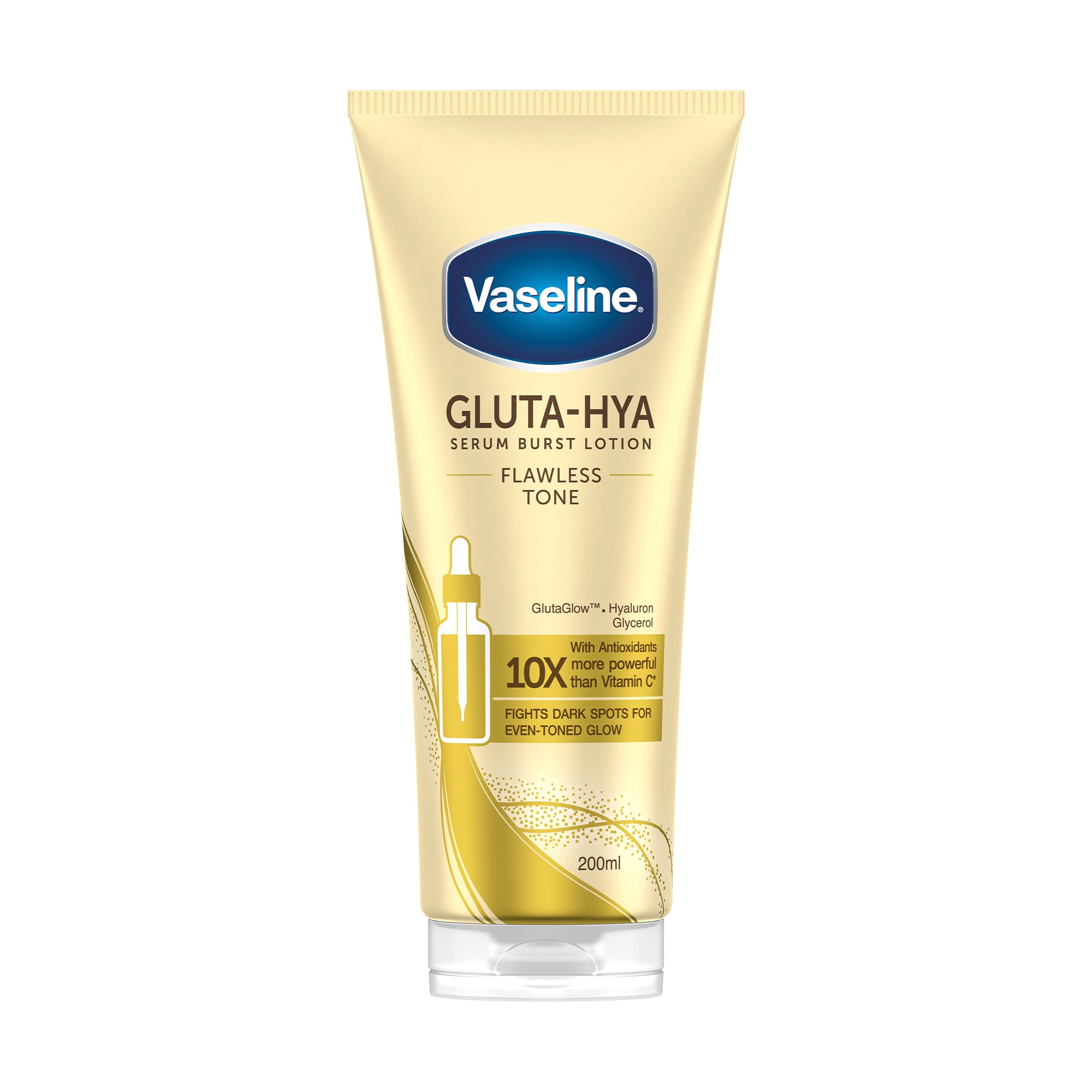 Лосьйон для тіла Vaseline Gluta-Hya Flawless Tone Serum Burst Lotion, 200 мл
